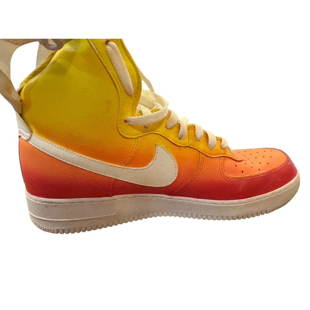 Nike Air Force 1 High 07 Custom Sunset Character Art Kurt Cobain Mug Shot
